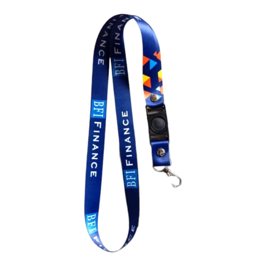 LANYARD BFI FINANCE TALI ID CARD BFI FINANCE HARGA GROSIR READY BANYAK