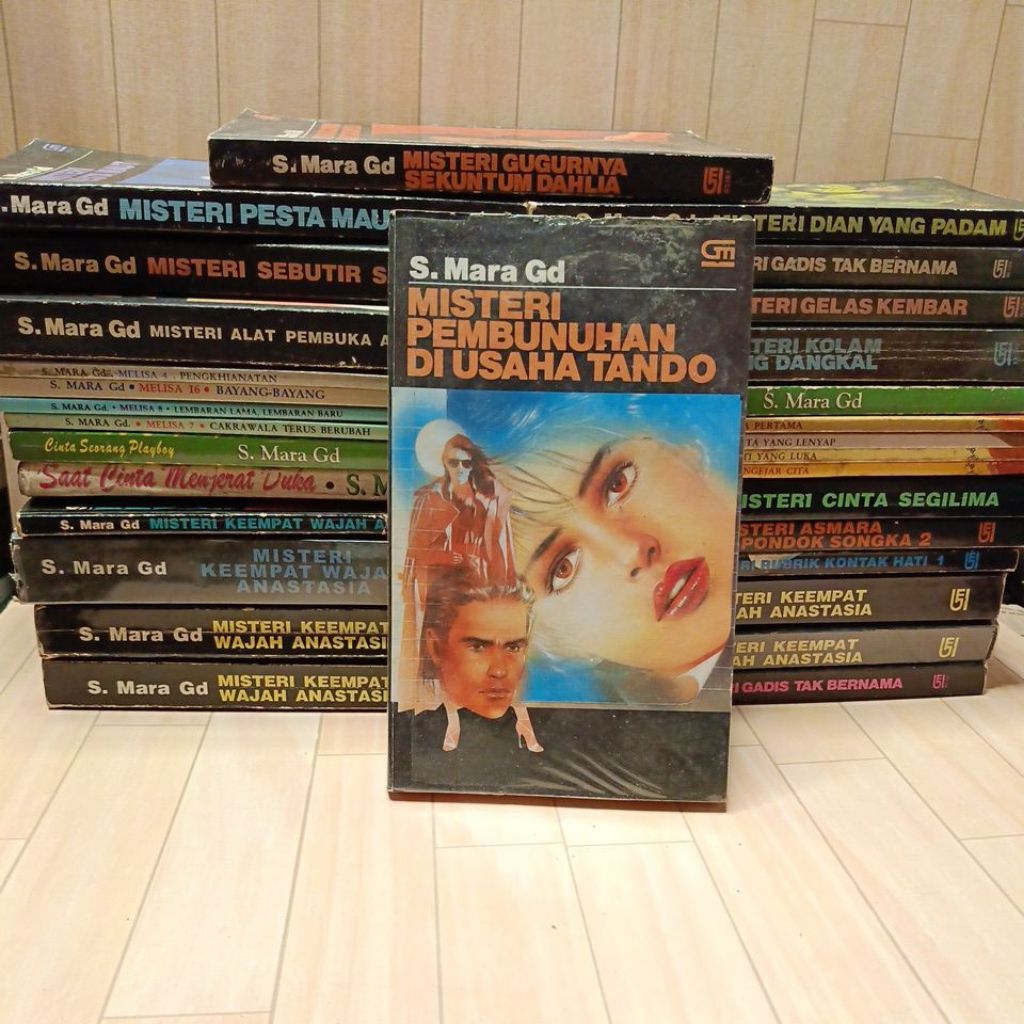(bisa cod) Novel Karya S. Mara gd Original Ready Banyak judul