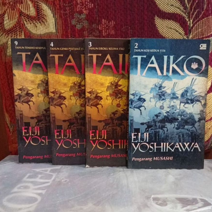 Novel Original TAIKO EIJI YOSHIKAWA Bekas Boleh Beli Satuan