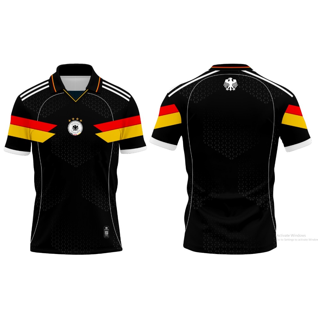 Jersey Fantasy Piala Dunia Timnas Jerman Hitam