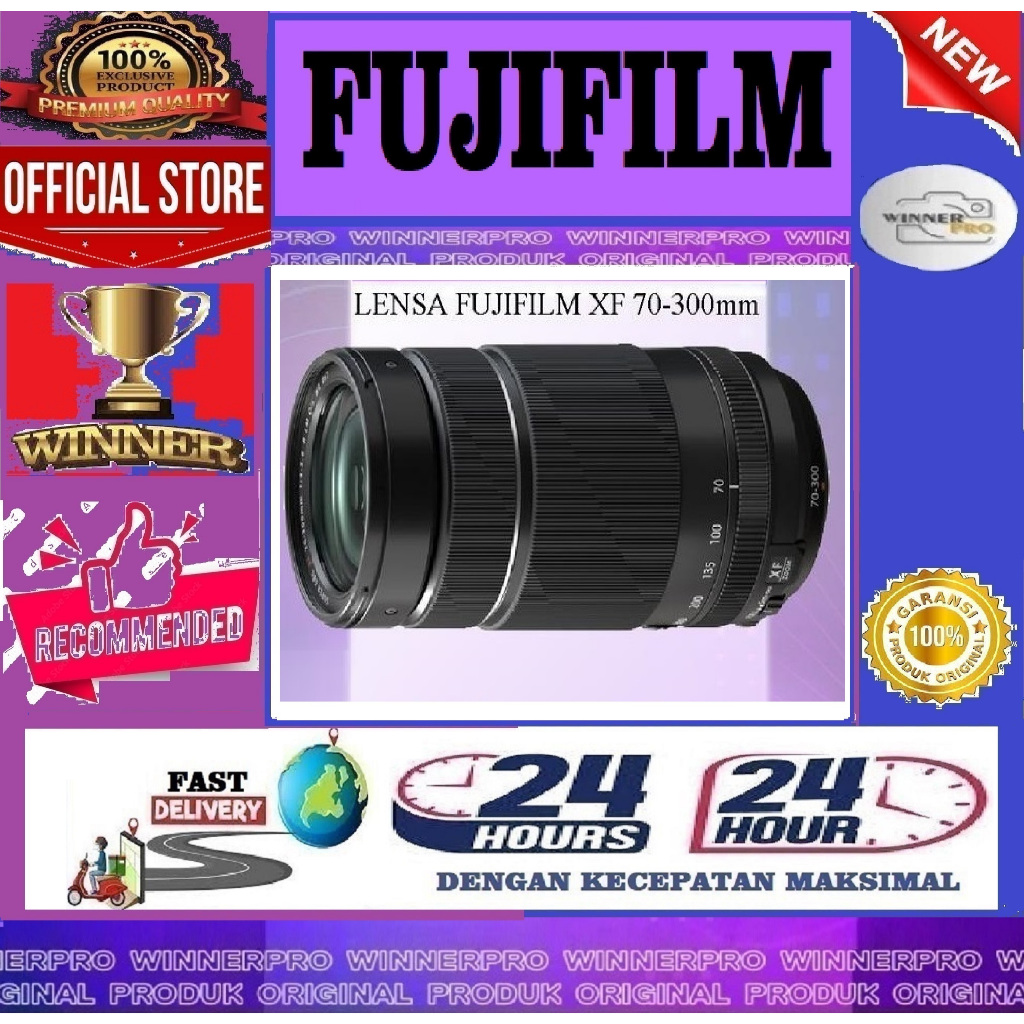 Fujifilm XF 70-300mm F4-5.6 R LM OIS WR Lensa Fujinon XF 70-300mm