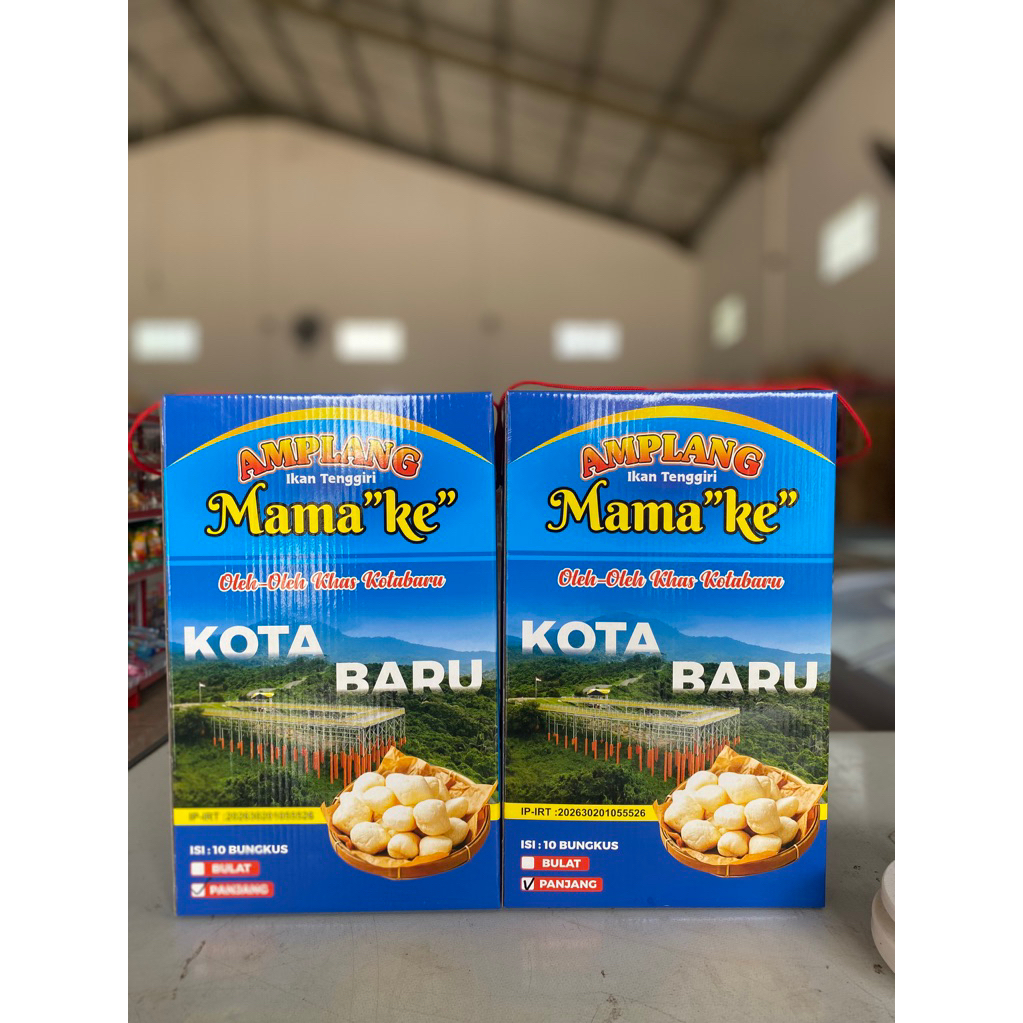 Amplang Ikan Tenggiri Mama”ke” khas kotabaru / isi 10 bungkus