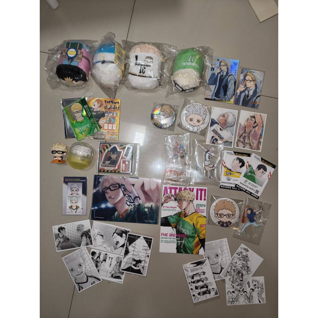 (Part 2) SALE Merch Official dan Fanmerch Haikyuu Noru, Standee 10th Chronicle, Postcard