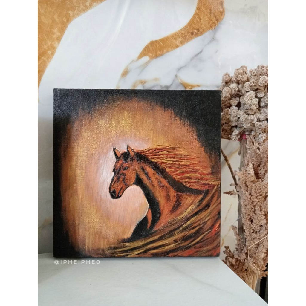 lukisan tangan asli/hiasan dinding/lukisan canvas