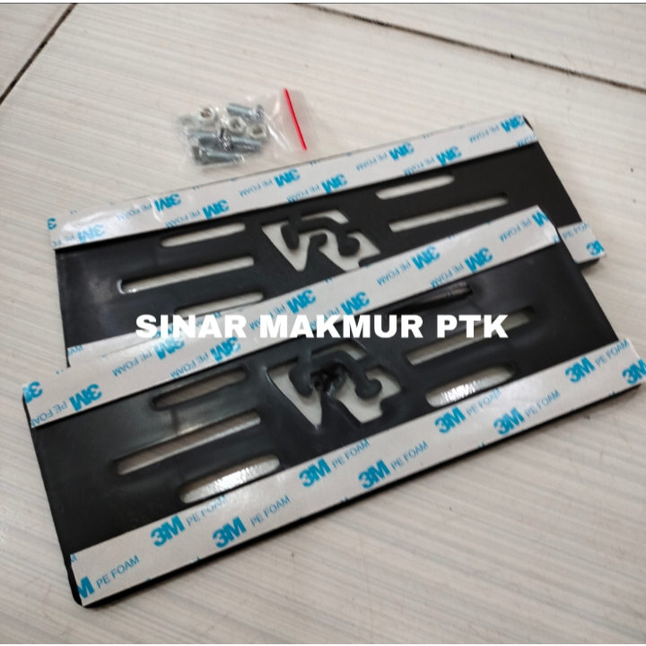 SEPASANG flameless plat nomor variasi Beat vario scoopy Genio pcx supra revo stylo dudukan plat nomo