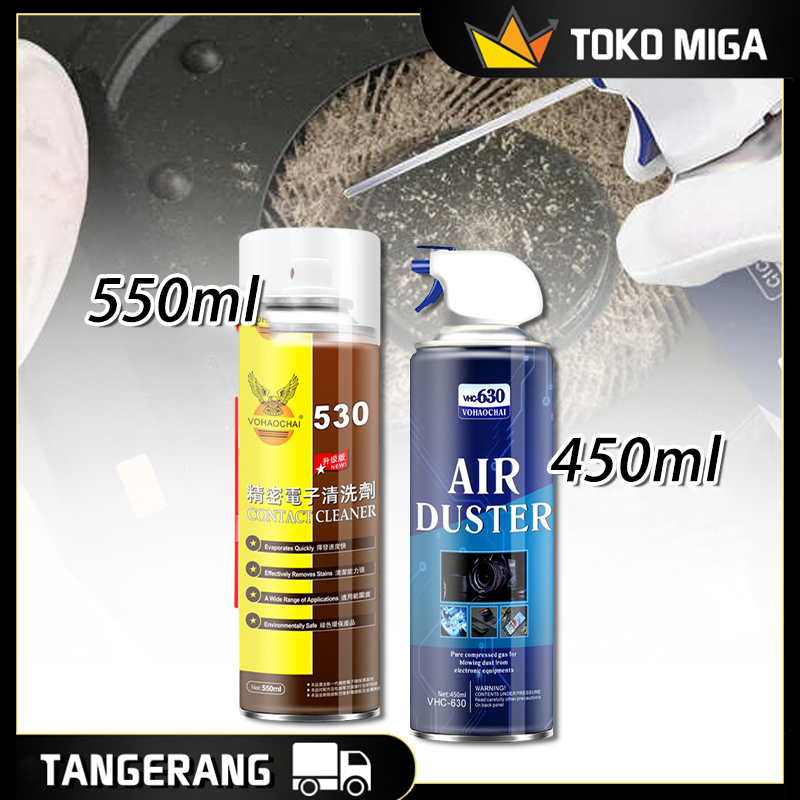 550ML Cairan Pembersih Chipset & Potensio Electronic Contact Cleaner Spray Anti Static Pembersih Mai
