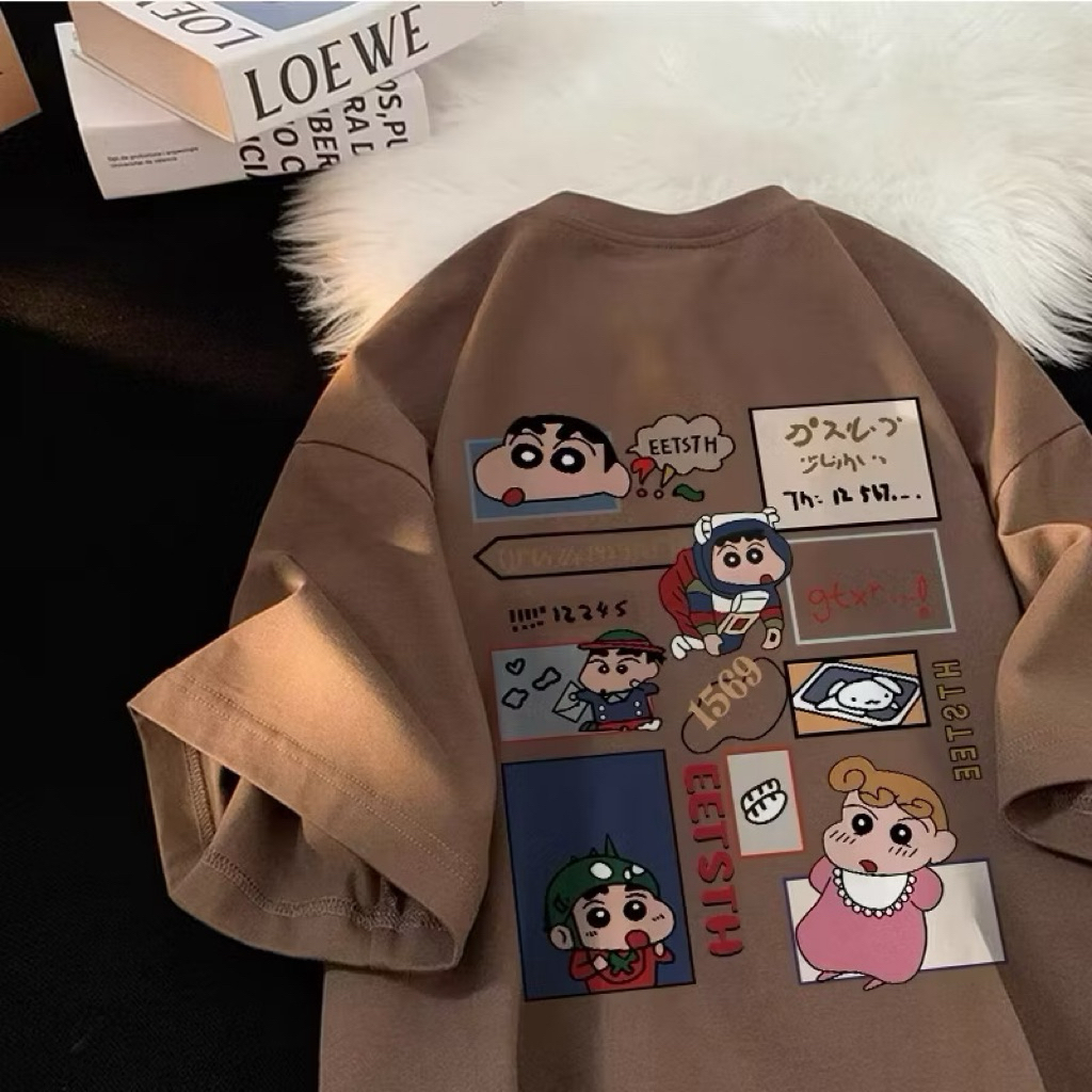 Ready Oversized Tee | Shinchan Feldod Oversized Tee | Korean Kaos Tshirt oversized unisex