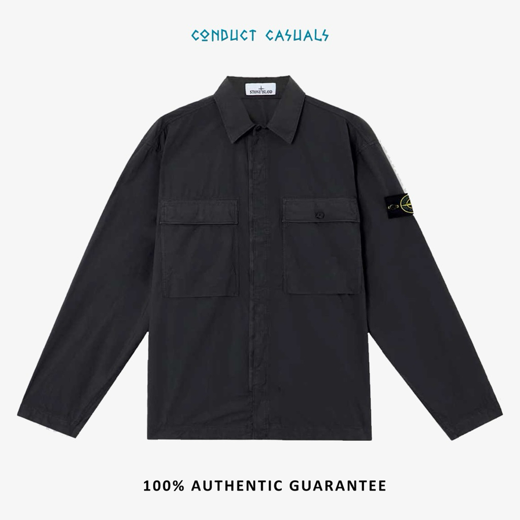 Overshirt Stone Island Paracadute Black Original