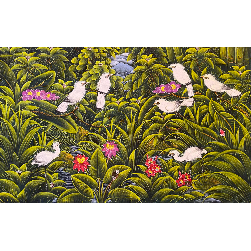 lukisan pemandangan alam, lukisan Bali