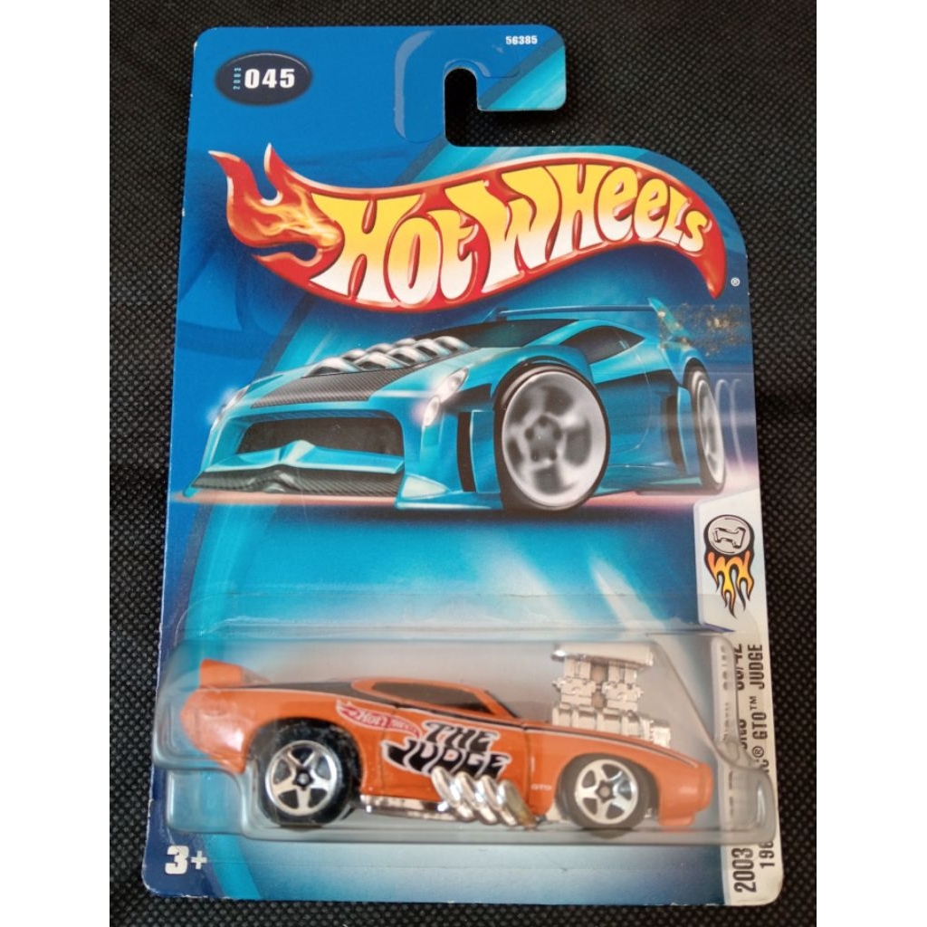 HOT WHEELS 1969 PONTIAC GTO JUDGE ORANGE
