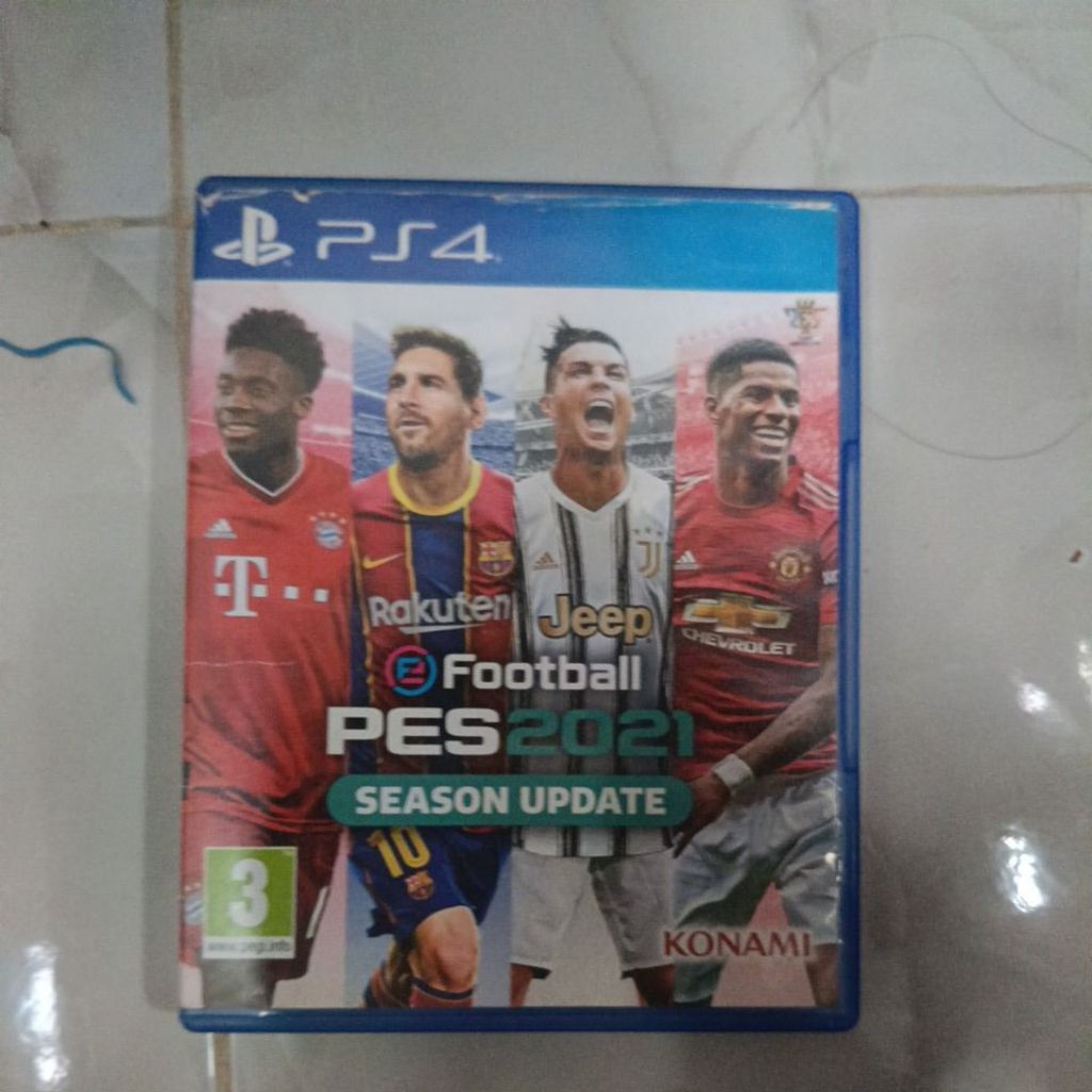 kaset ps4 efootball pes 2021