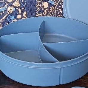 large crystalwave lunch box tupperware (1)