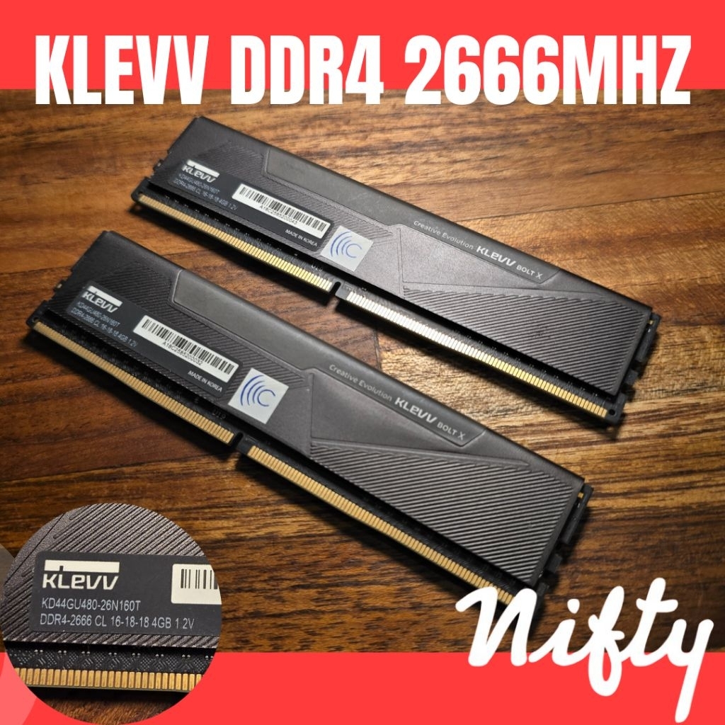 KLEVV DDR4 2666MHZ CL16 Desktop DIMM LONGDIMM
