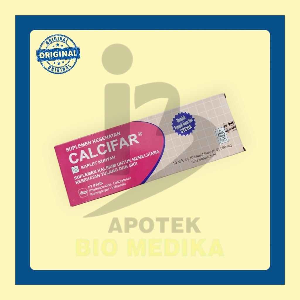 CALCIFAR VITAMIN TULANG BOX ISI 100