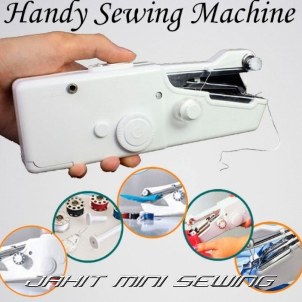[ ASLI ] ORIGINAL HANDY STITCH MESIN JAHIT PORTABLE PRAKTIS mesin jahit tangan portable Handy stitch