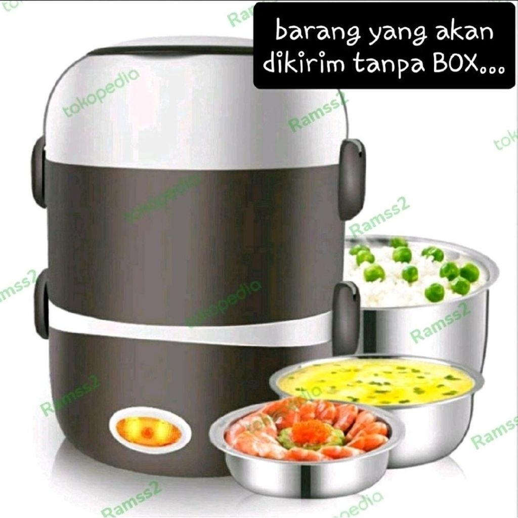 Portable Electric Lunch Box Tempar Makan Listrik