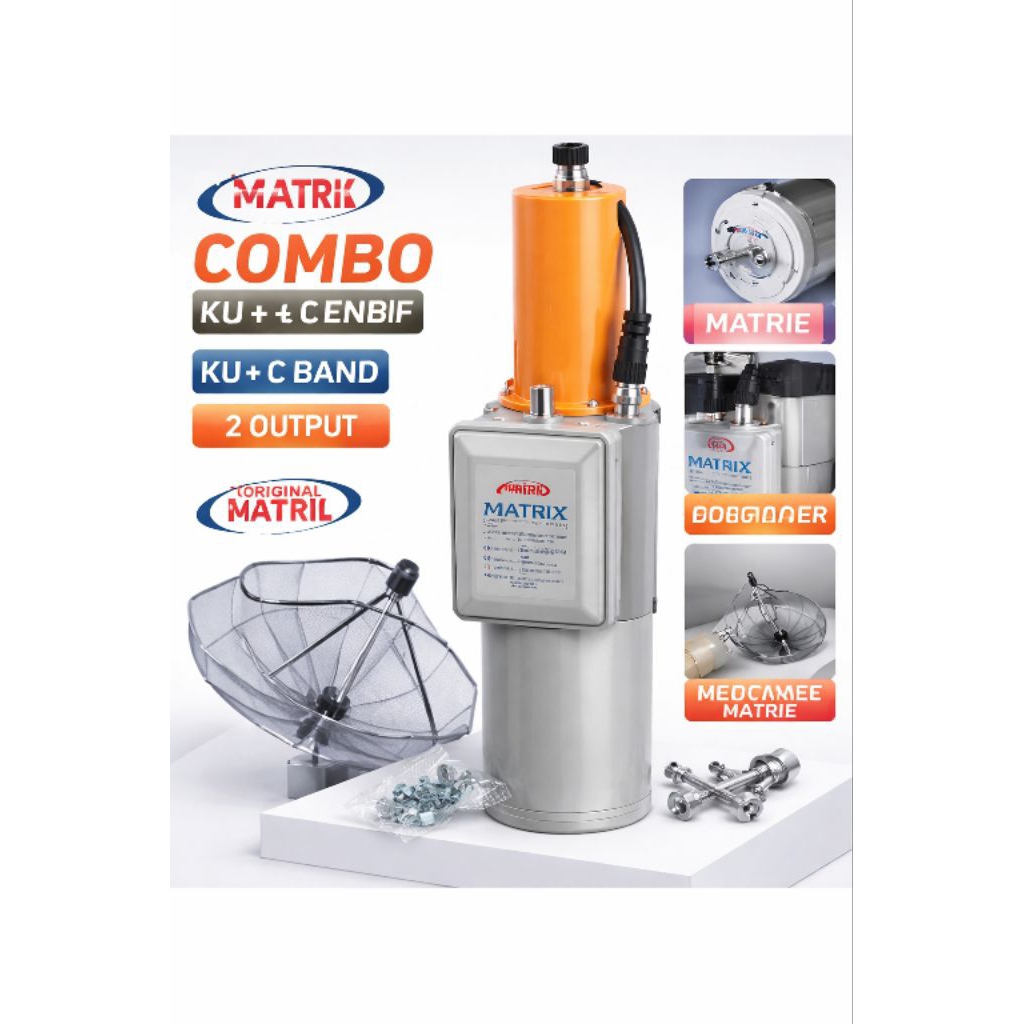 hot promo  lnb combo matrix c band dan ku band