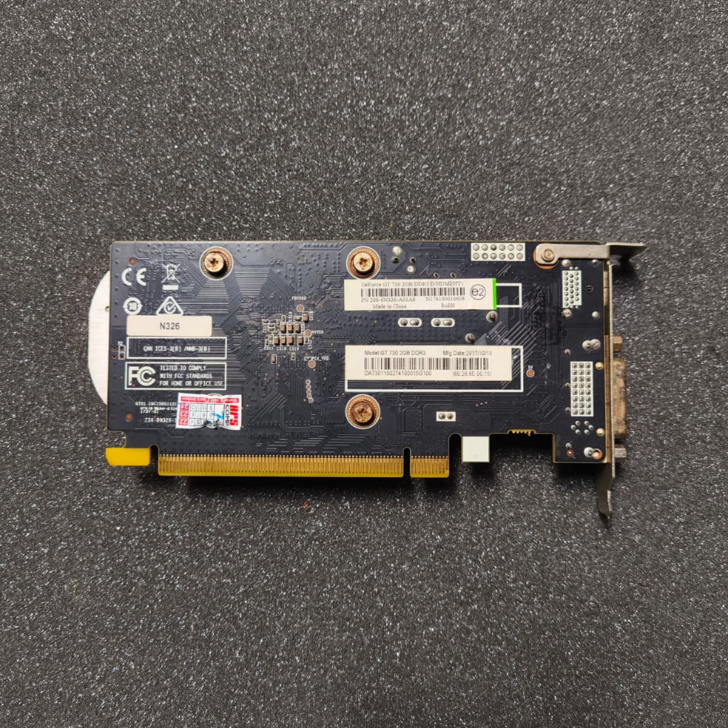 VGA Nvidia GT 730 2gb Kepler GK208 Low Profile GPU (Hackintosh Ready)