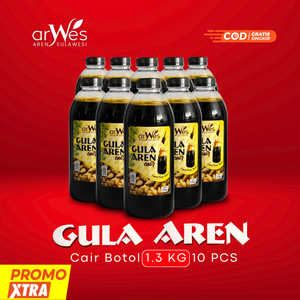 Paket gula aren cair 5 Liter Botol/ Gula aren cair asli 100%/ Liquid palm sugar/ Gula aren