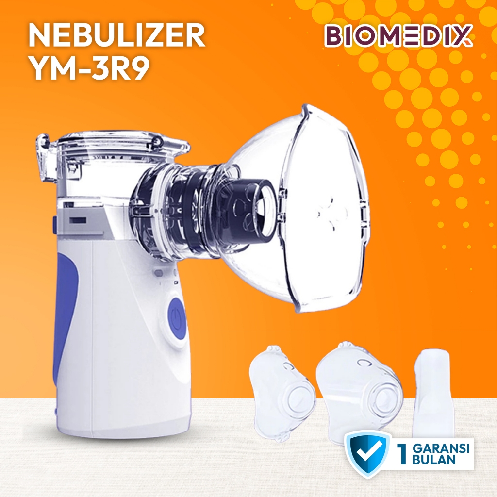 Portable Mesh Nebulizer Alat Uap Bantu Pernafasan Asma Inhalasi / Alat Nebulizer Terapi Pernafasan I
