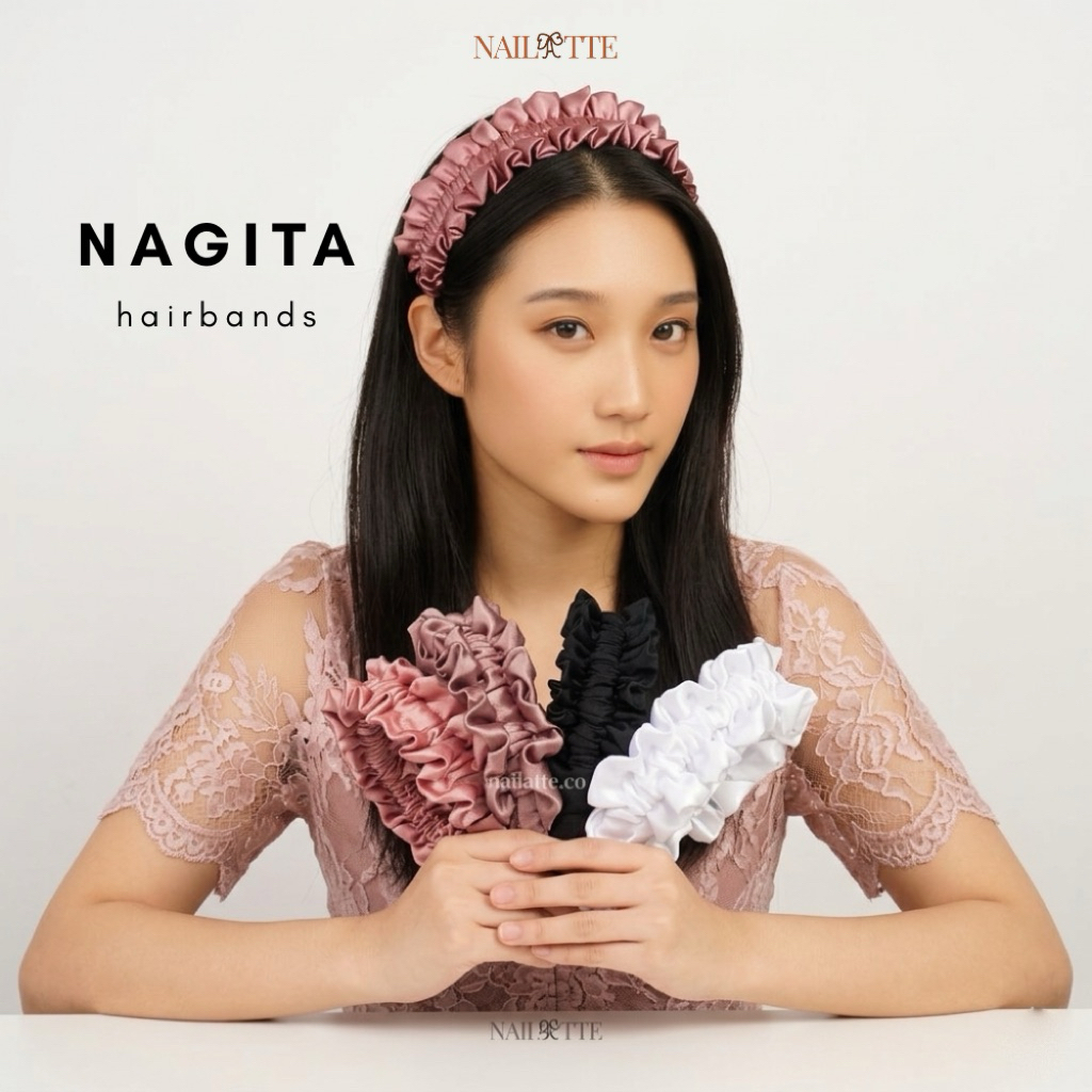 Bando nagita slavina dewasa korea wanita kekinian scrunchie bandana bendo bondu terbaru cewek premiu