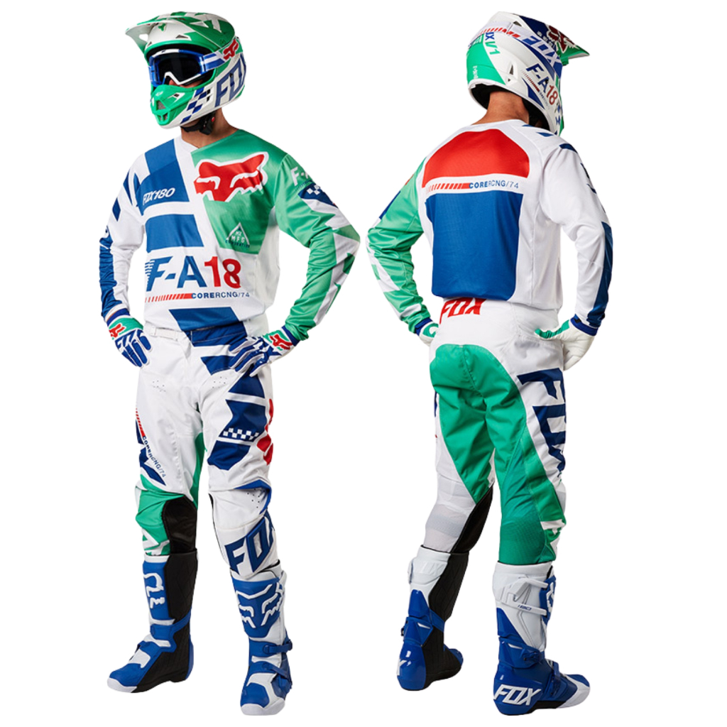 Jersey Set Fox Racing 180 Sayak green original Fox