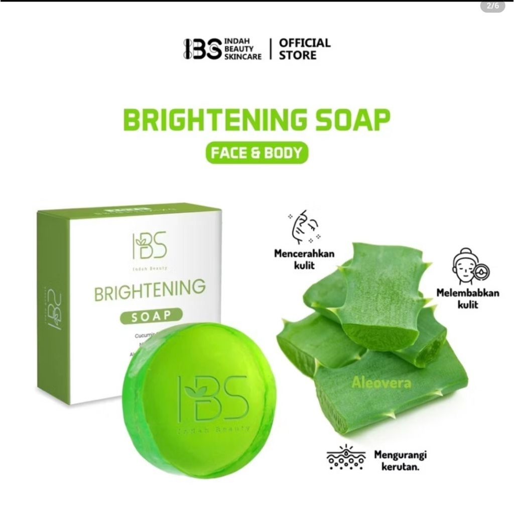IBS BRIGHTENING SOAP 1 PCS