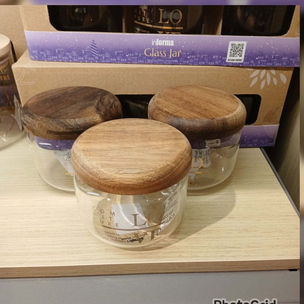 Glass jar Informa Set of 3