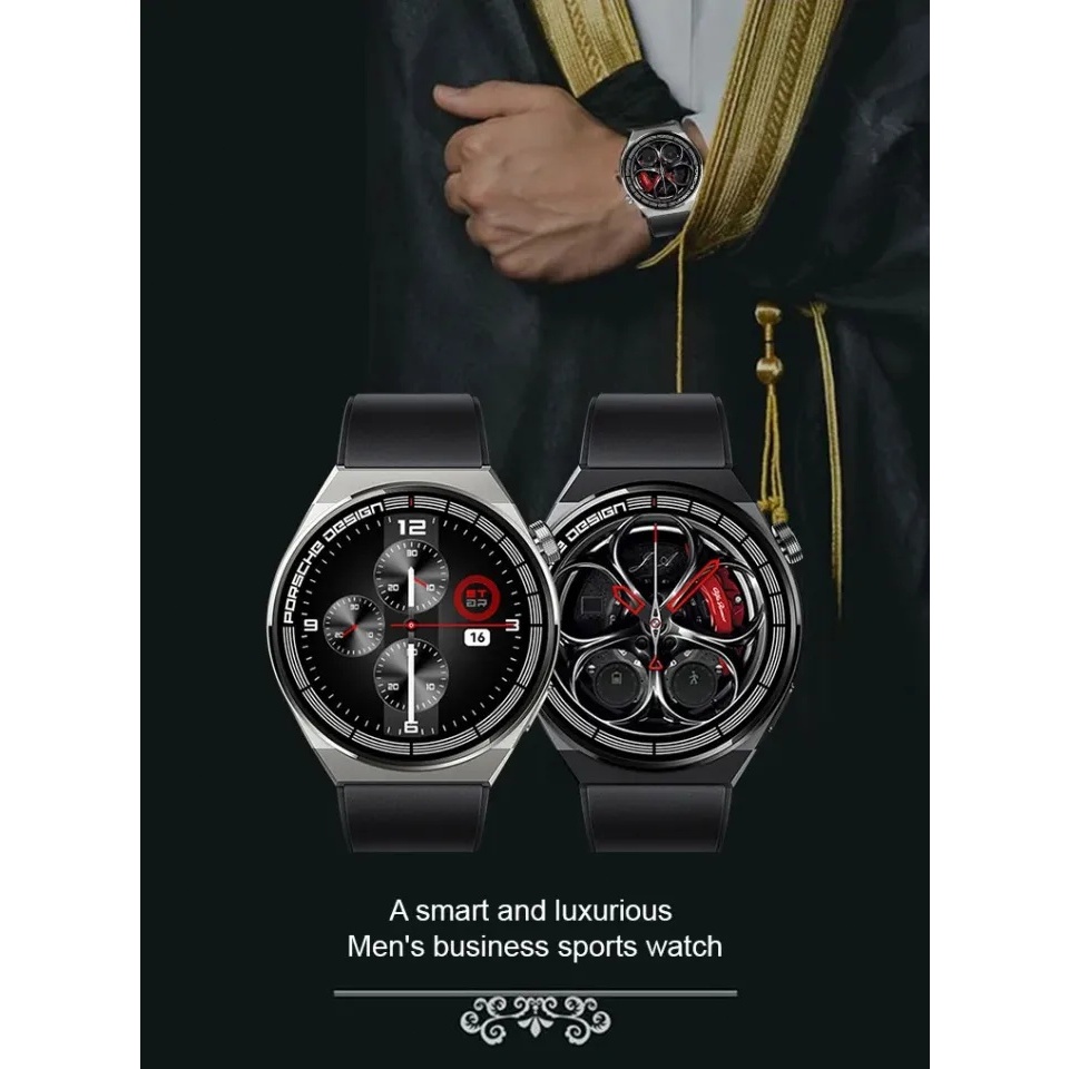 HUAWEI Smart Watch GT8 Porsche Special Co-branded Limited Edition Smartwatch Air IP68, Tampilan Amol