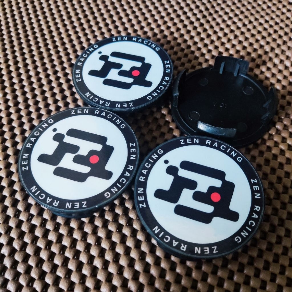 1set (4pcs) Tutup dop velg mobil variasi tutup center dop velg lubang tengah as roda diameter luar ±