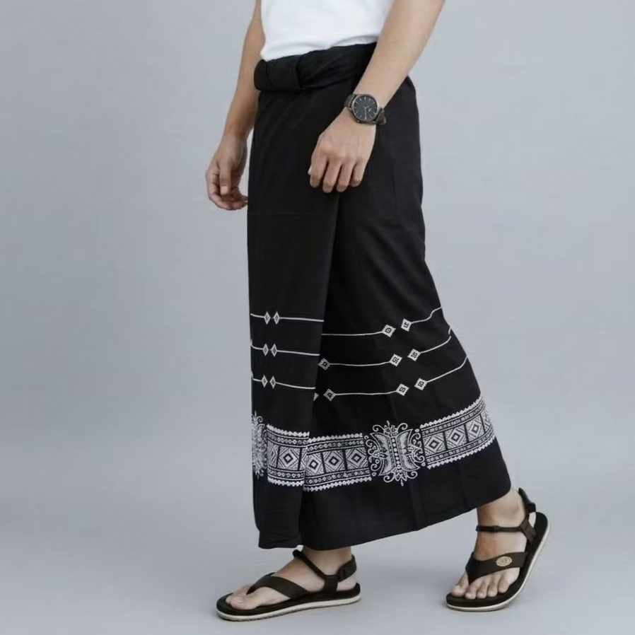 Sarung Wadimor Bordir pria-sarung bordir kekinian-motif timbul-sarung shalat