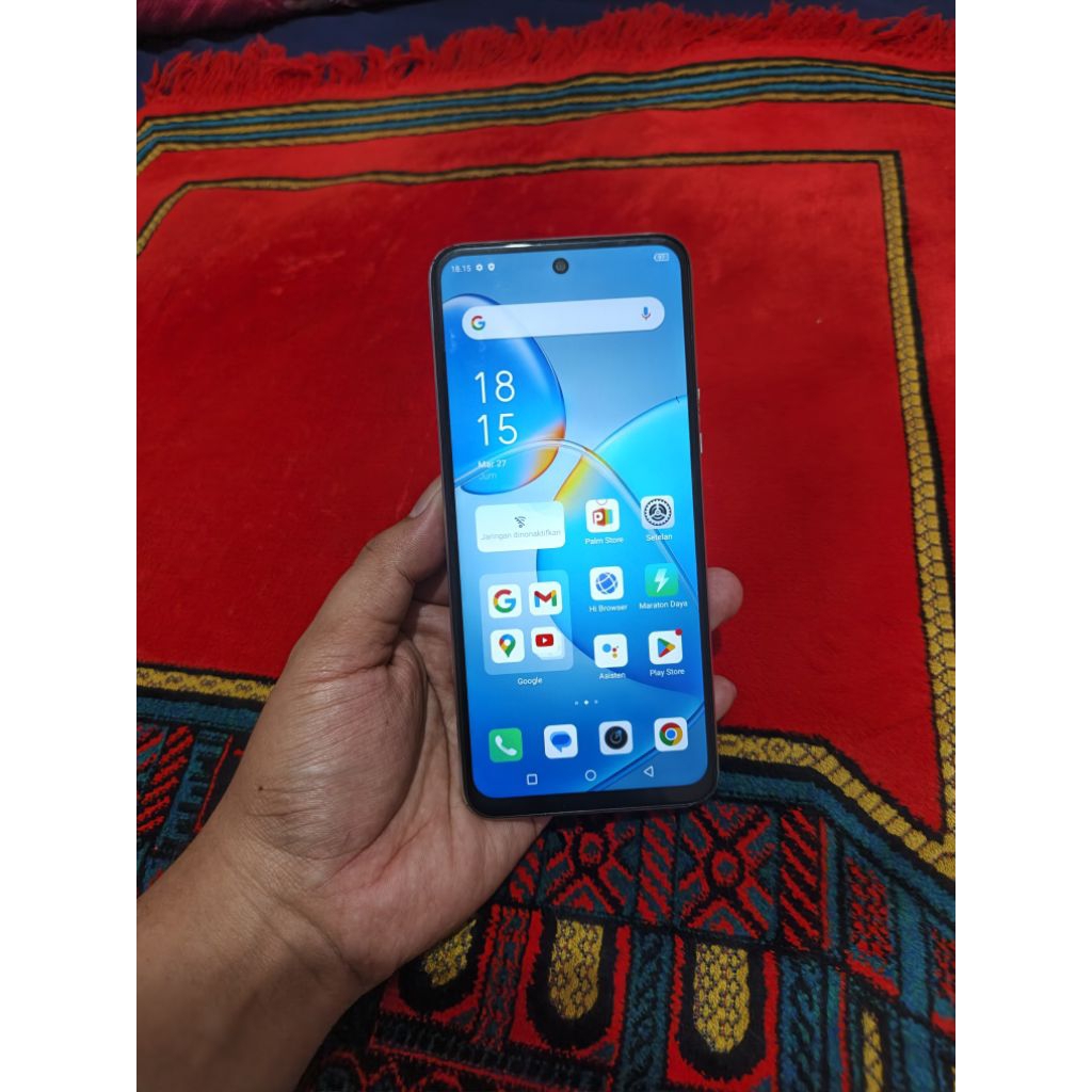 infinix hot 12 resmi ram 6gb 128gb hp game Helio G96 sim 4G aman murah garansi resmi hp game ky hot 