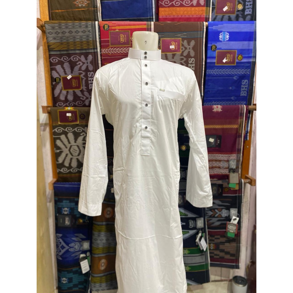 Gamis allebas Bahan katun