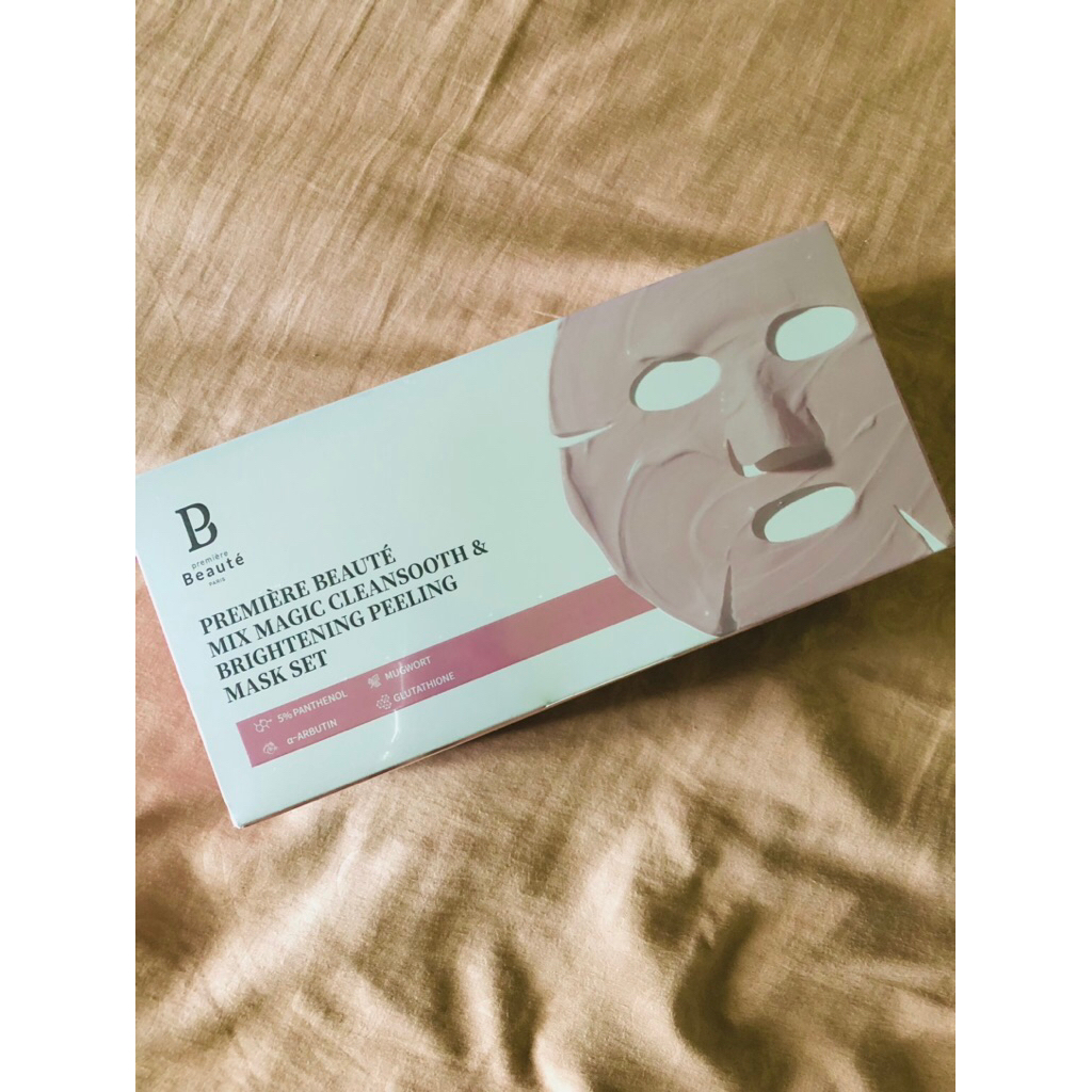new ori premiere beaute brightening peeling mask set (BACA DESKRIPSI)