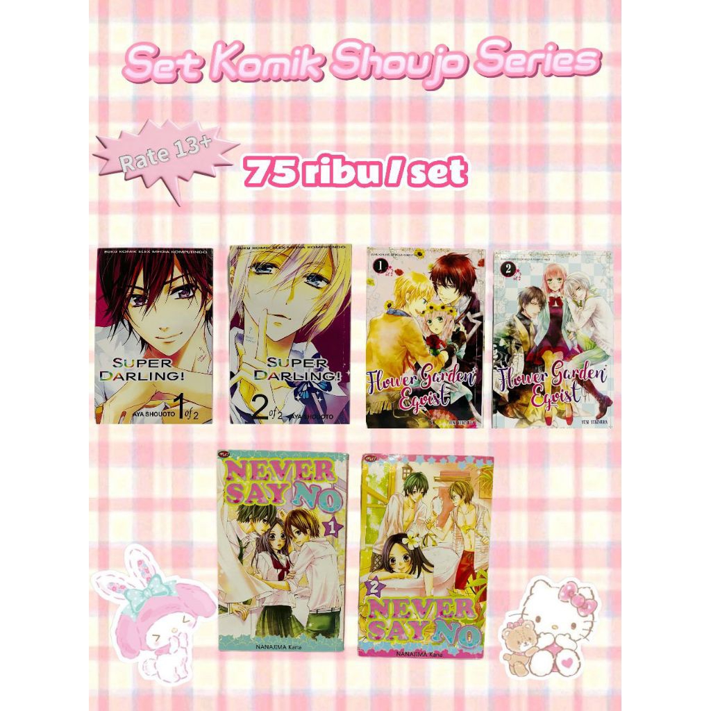 Set Preloved Komik Manga Shoujo Romance Series