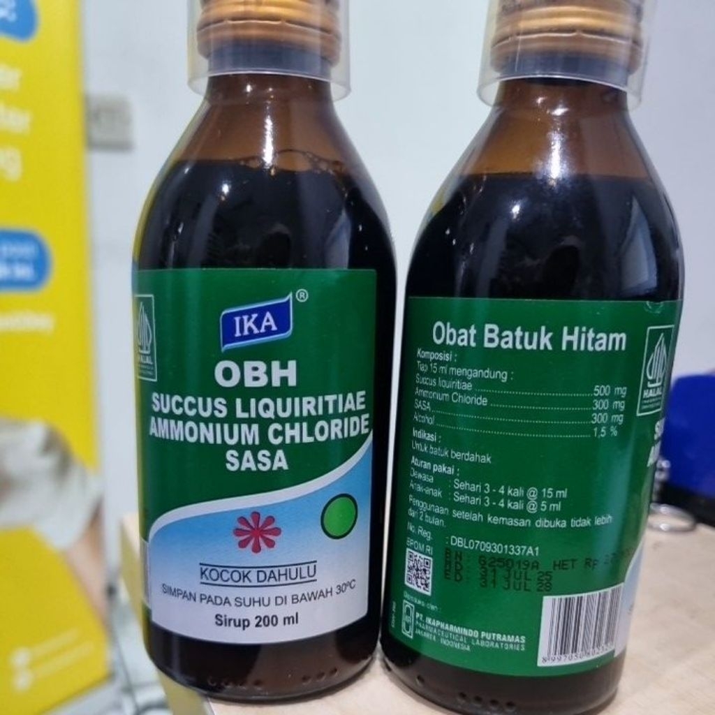 OBH IKA 200 ml / Obat Batuk Hitam / Obat batuk berdahak