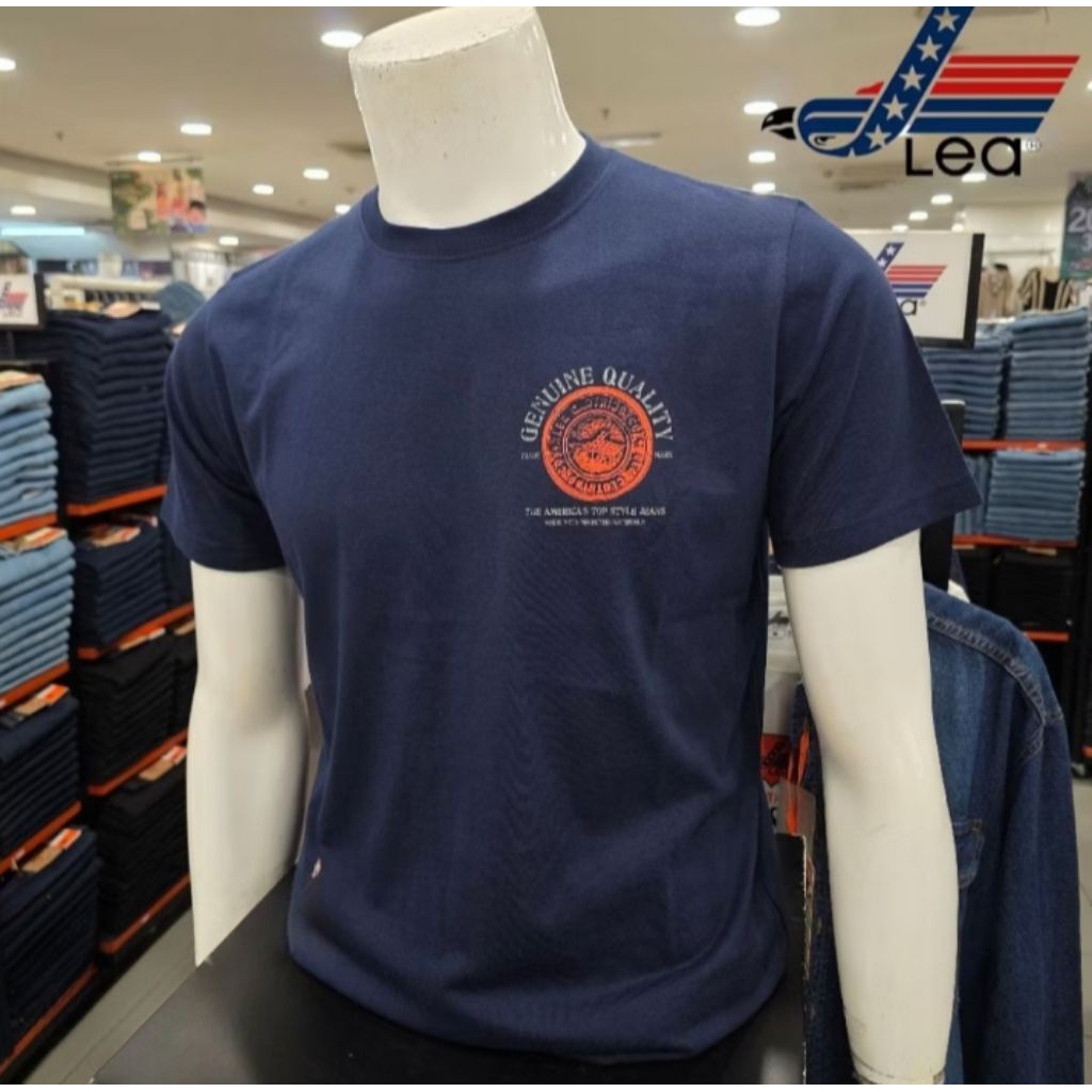 KAOS PRIA LENGAN PENDEK REGULER FIT LEA JEANS