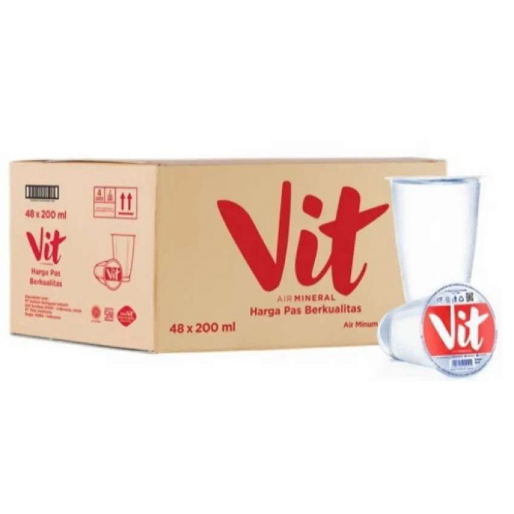 Air Mineral gelas VIT ukuran 200ml