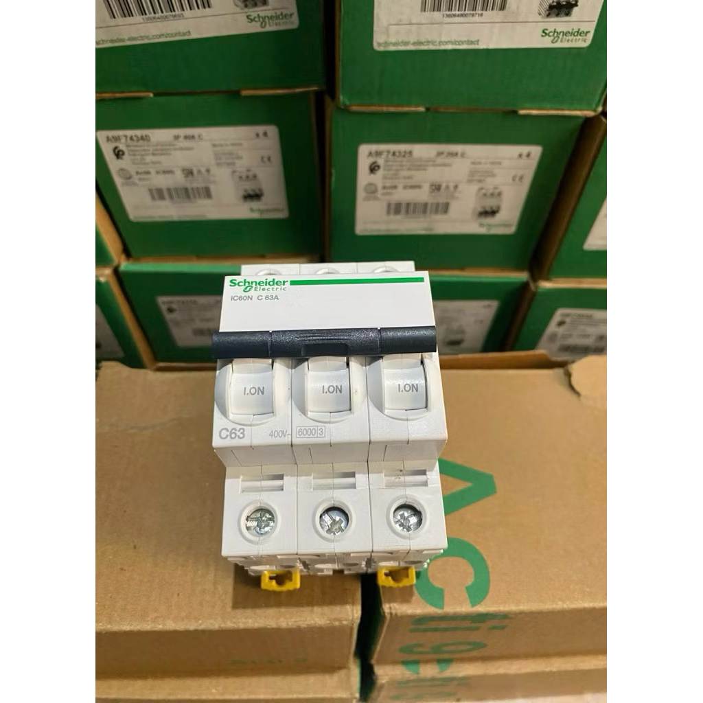 MCB IC60N 63A 3phas ORIGINAL SCHNEIDER BARU GRESS 1000%