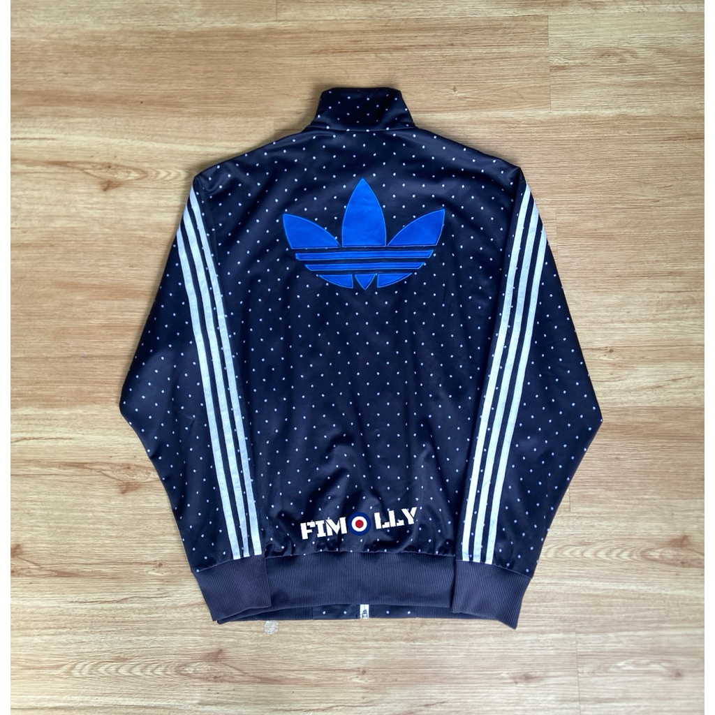 Tracktop Adidas firebird big logo polcadot