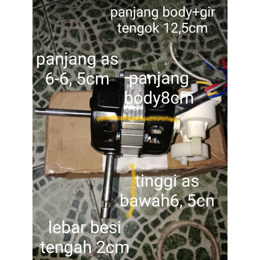 dinamo kipas angin tornado as 8mm 16" original krisbow