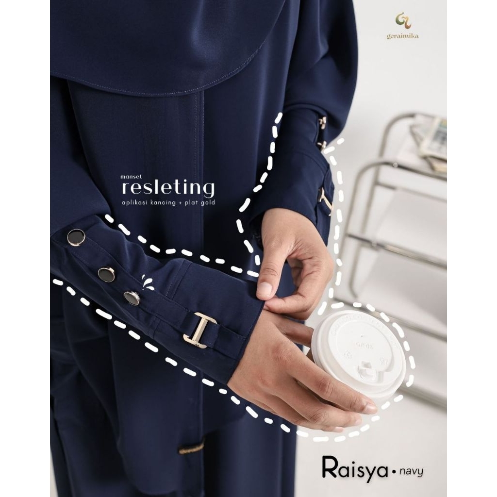 Set gamis RAISYA by Gerai Mika