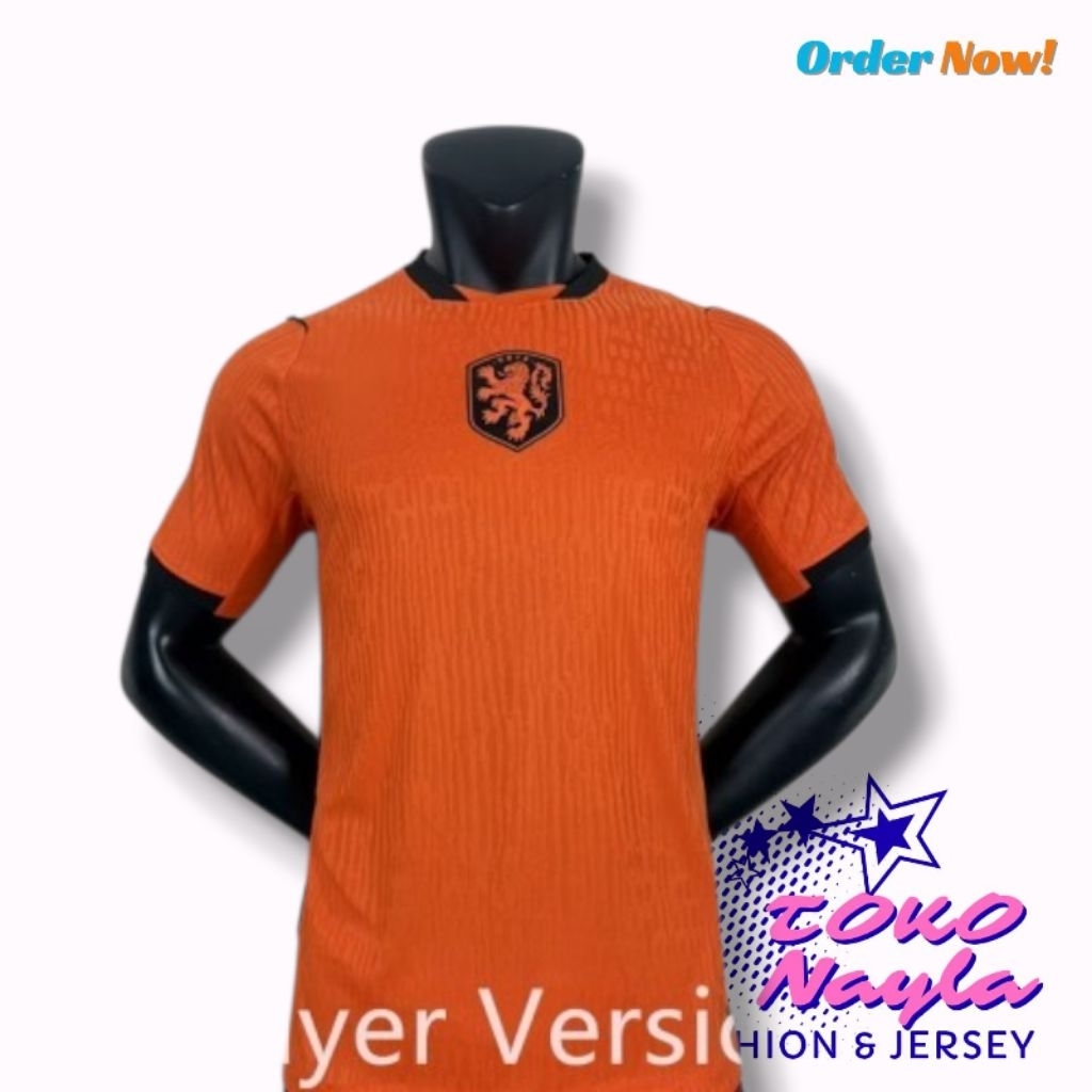 Jersey Player issue Belanda Oren 2026 Jersey Pildun