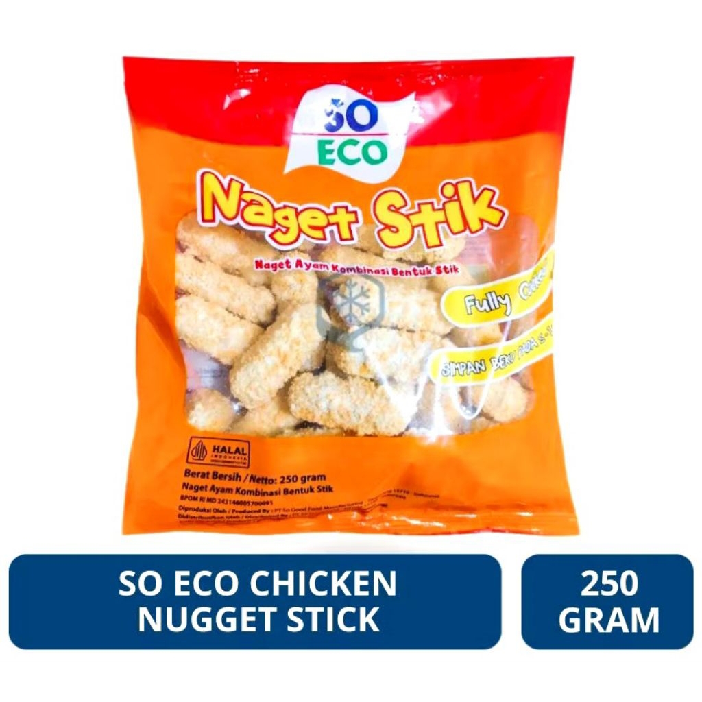 So Eco Chicken Nugget Stick 250gr