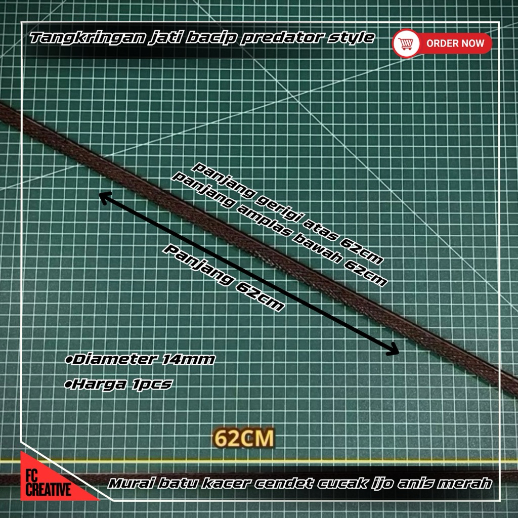 PANGKRINGAN TANGKRINGAN BURUNG BACIP BANDUNG ORIGINAL 62CM 14MM MURAI BATU KACER CENDET ORIGINAL