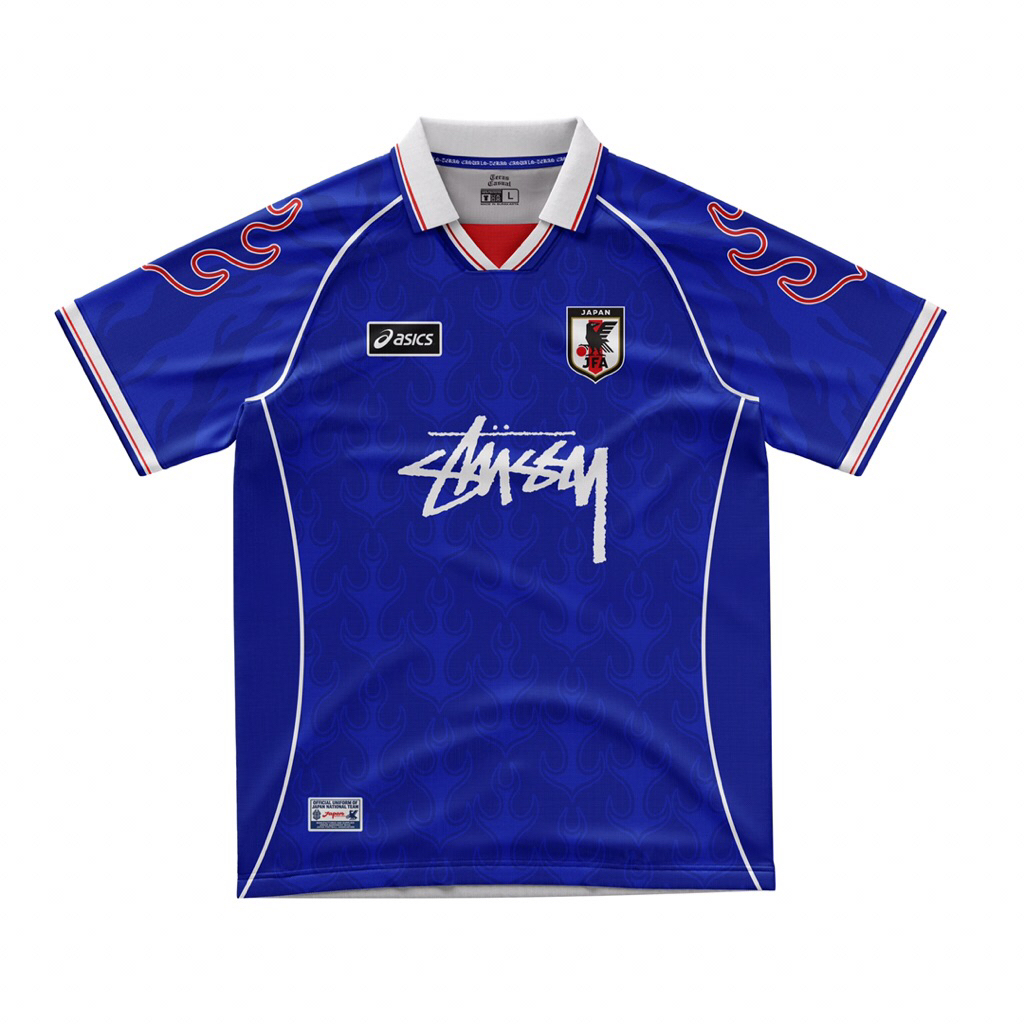JERSEY RETRO JAPAN X STUSSY | UNISEX | JERSEYCASUAL | BLOCKECORE