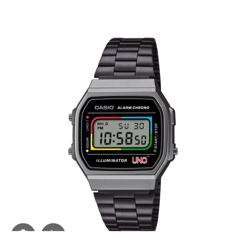 Jam Tangan Casio A168 Weuc Uno Original