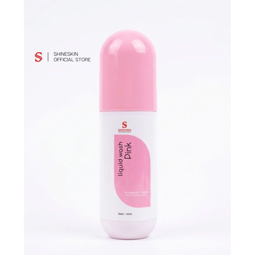 Shineskin Liquid Wash Pink (Facial Foam Optima Kemasan Baru) Sabun Pencerah Wajah