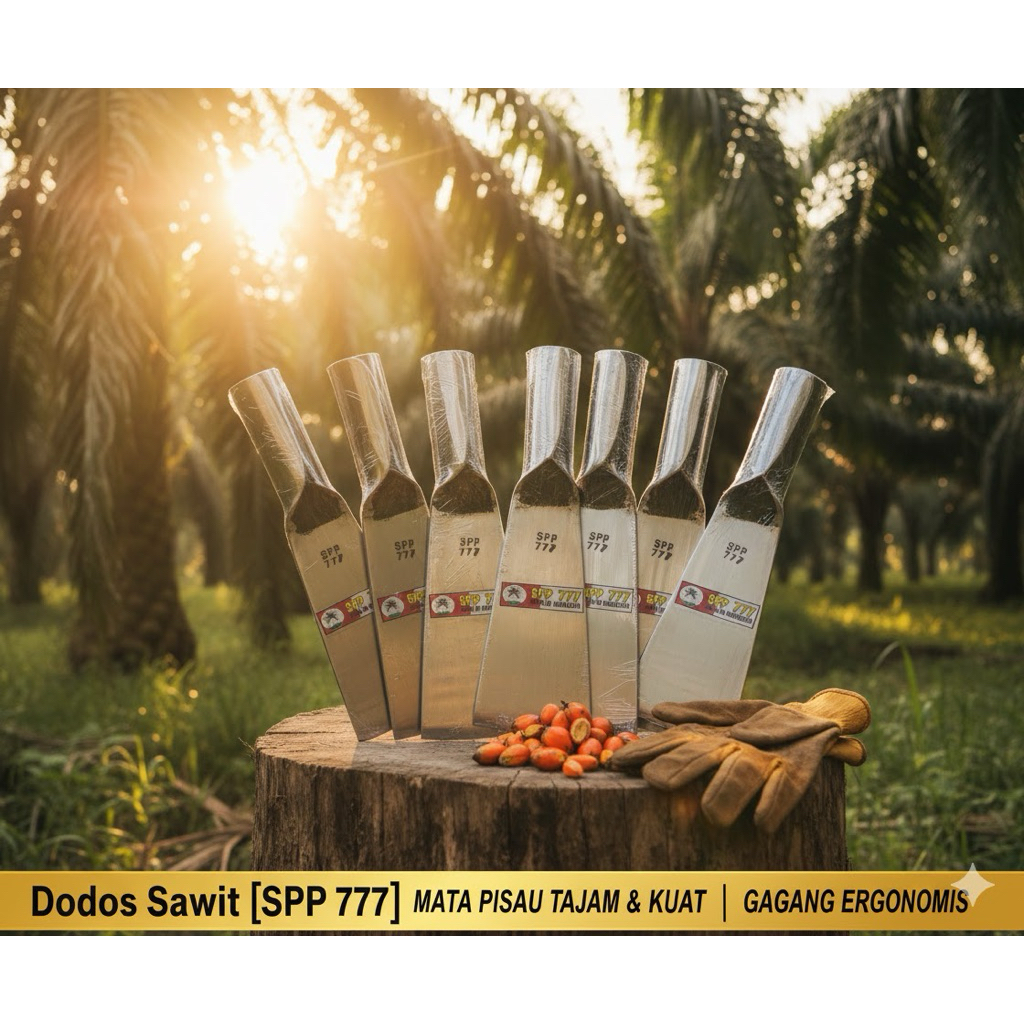 Dodos sawit super tajam SPP 777 original baja asli