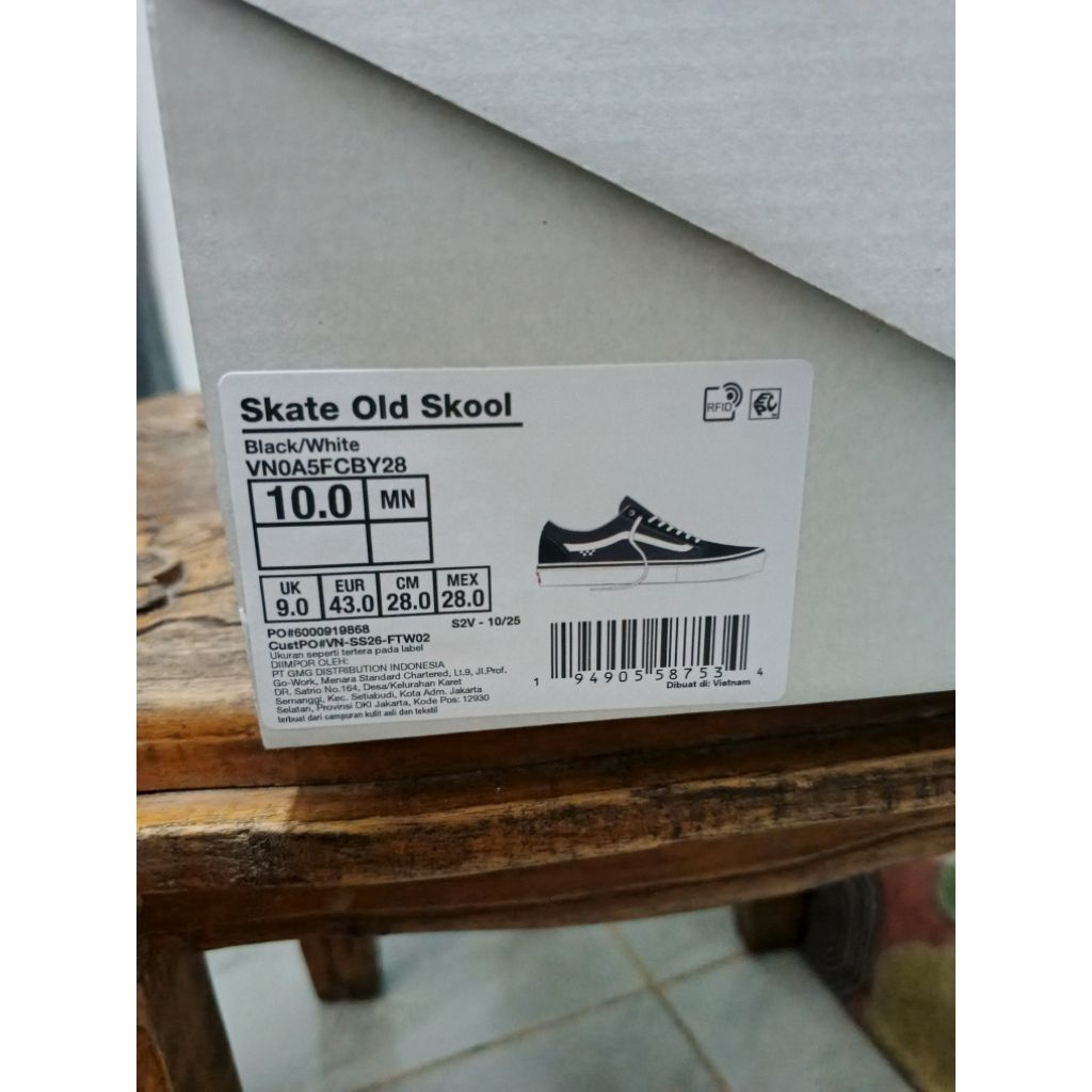 Vans Skate Old Skool BNIB
